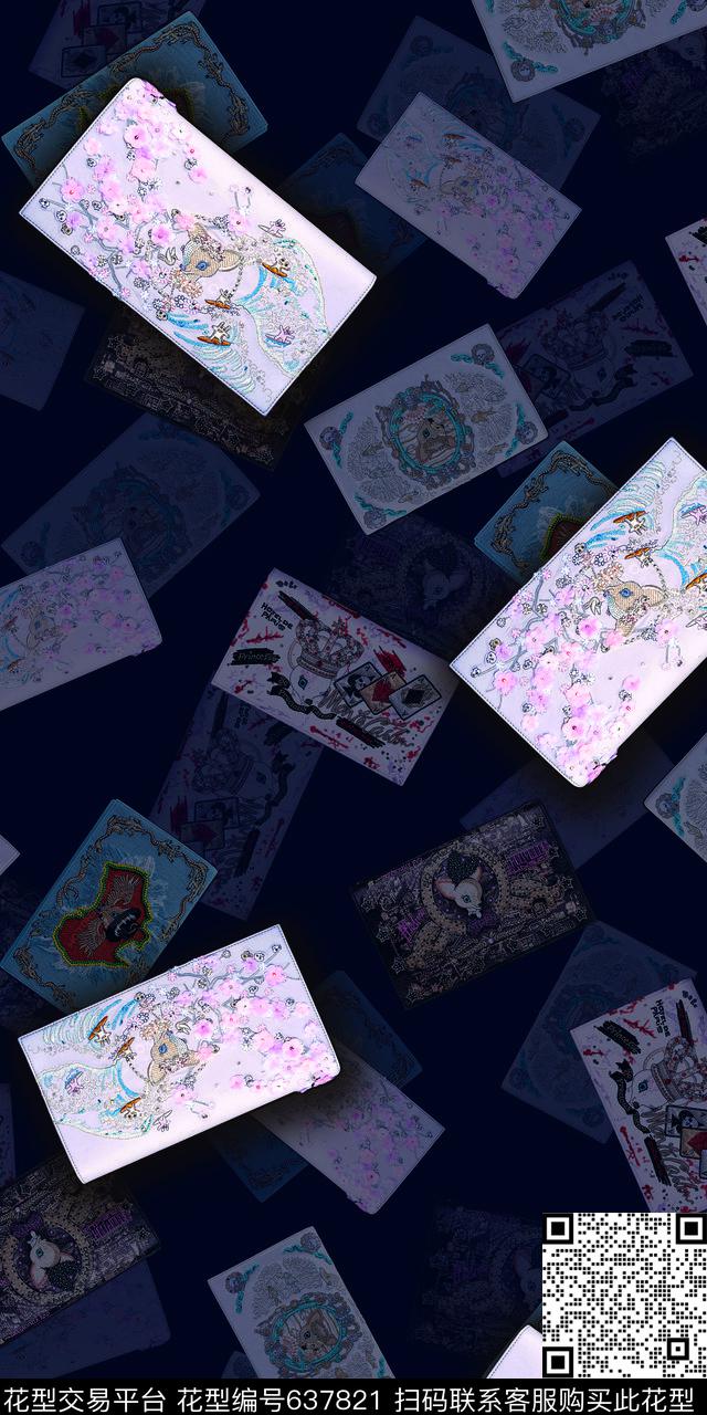 流行时尚趣味包包数码印花华亿平台下载（图片编号: 637821） - 瓦栏（Walan）