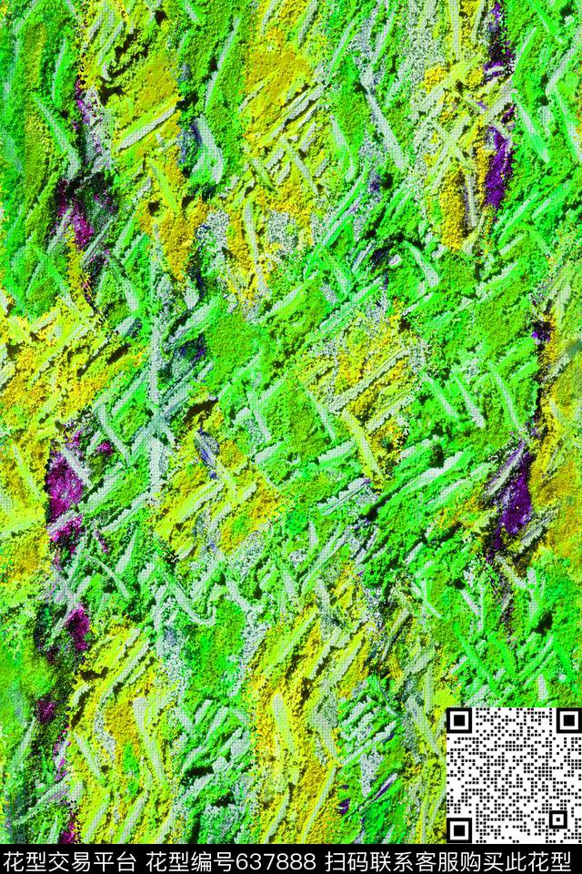 条纹笔触波浪条纹纹理数码印花华亿平台下载（图片编号: 637888） - 瓦栏（Walan）