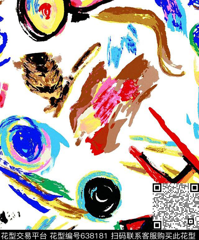 欧美大牌风佩斯利数码印花华亿平台下载（图片编号: 638181） - 瓦栏（Walan）