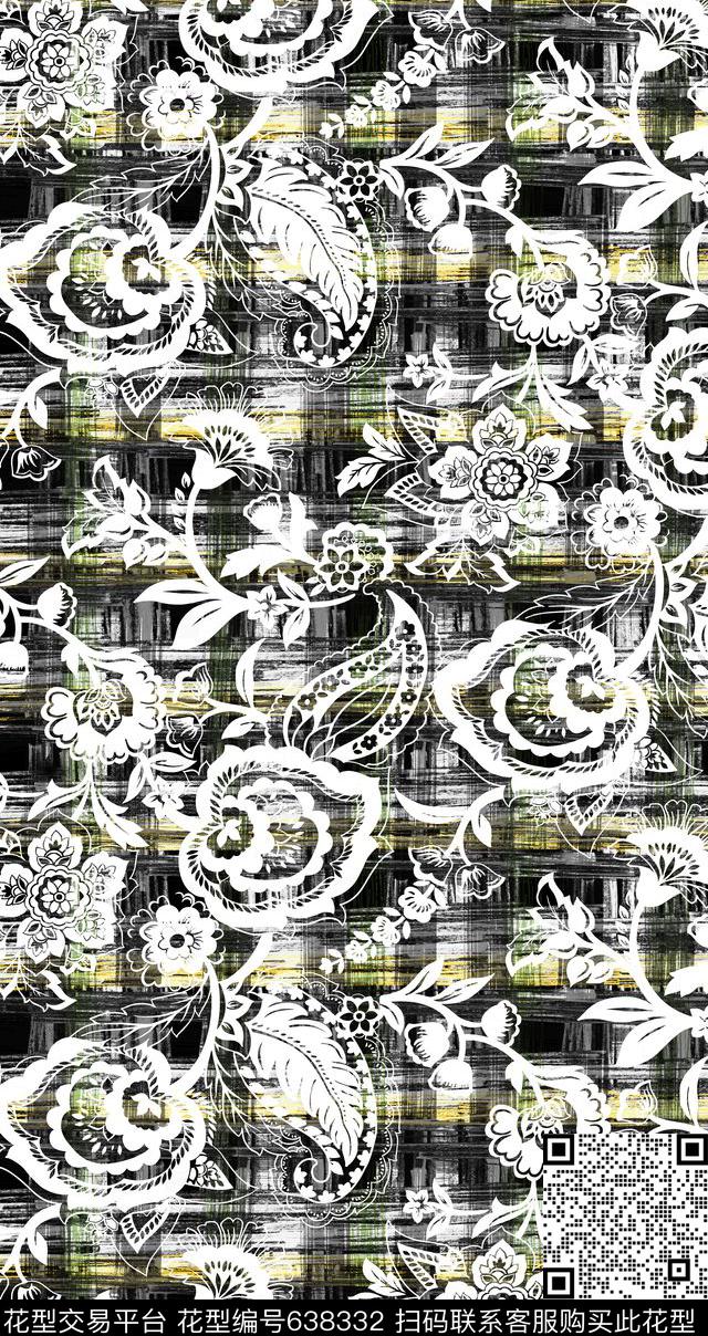 佩斯利Paisley火腿花数码印花华亿平台下载（图片编号: 638332） - 瓦栏（Walan）