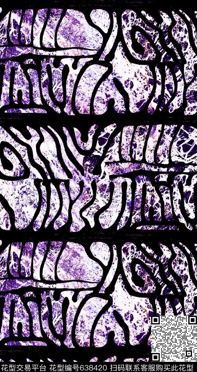 树皮纹理大理石数码印花华亿平台下载（图片编号: 638420） - 瓦栏（Walan）