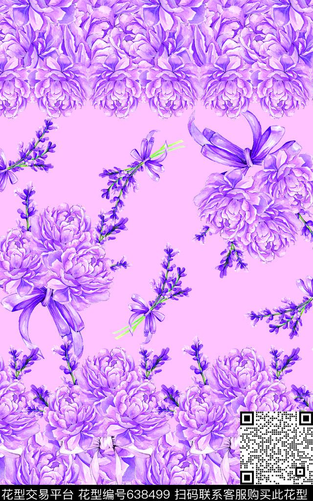 romantic2017flowers数码印花华亿平台下载（图片编号: 638499） - 瓦栏（Walan）