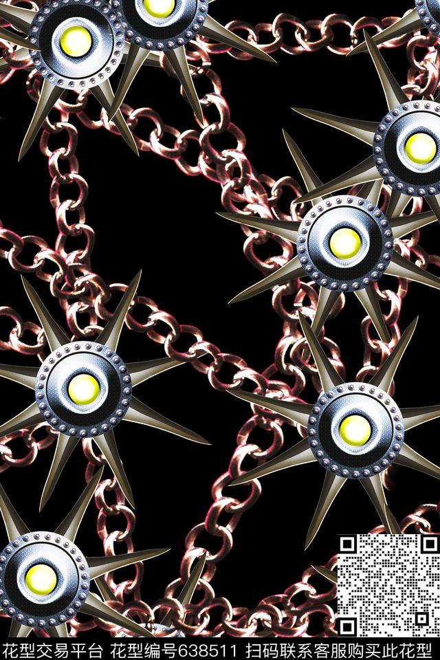 欧美男装T恤几何数码印花华亿平台下载（图片编号: 638511） - 瓦栏（Walan）