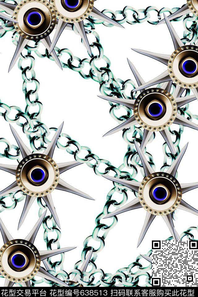 欧美男装T恤几何数码印花华亿平台下载（图片编号: 638513） - 瓦栏（Walan）