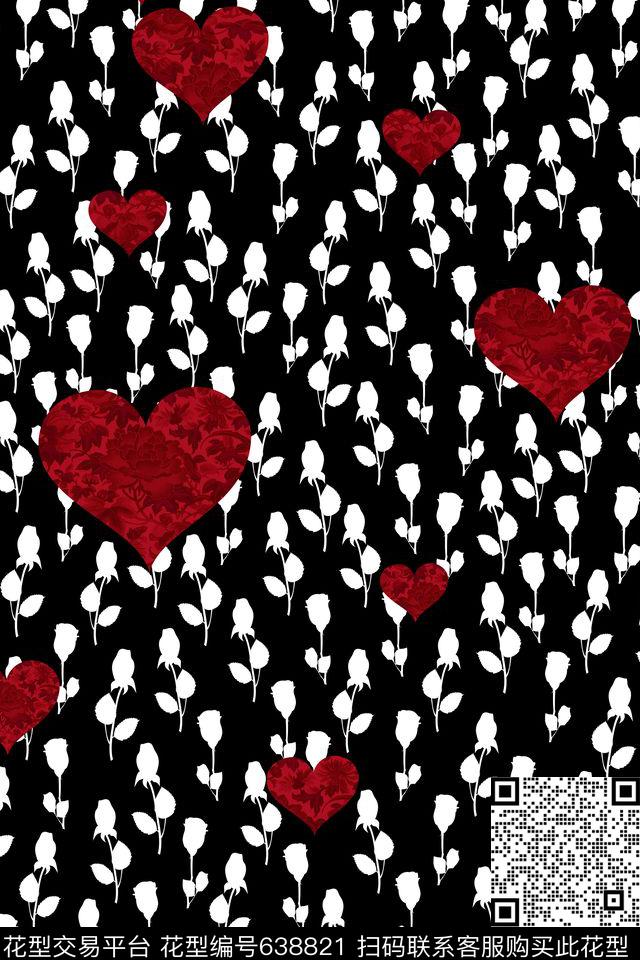 流行时尚小碎花花卉数码印花华亿平台下载（图片编号: 638821） - 瓦栏（Walan）