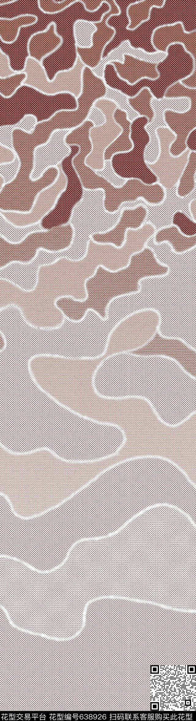 迷彩定位渐变传统印花华亿平台下载（图片编号: 638926） - 瓦栏（Walan）