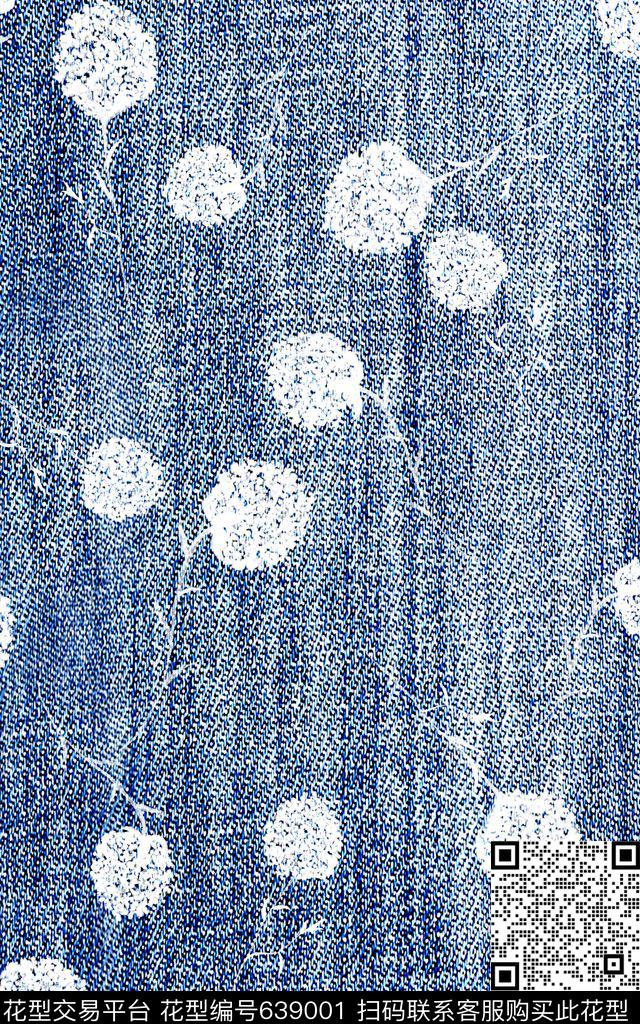 牛仔欧美丹宁风格数码印花华亿平台下载（图片编号: 639001） - 瓦栏（Walan）