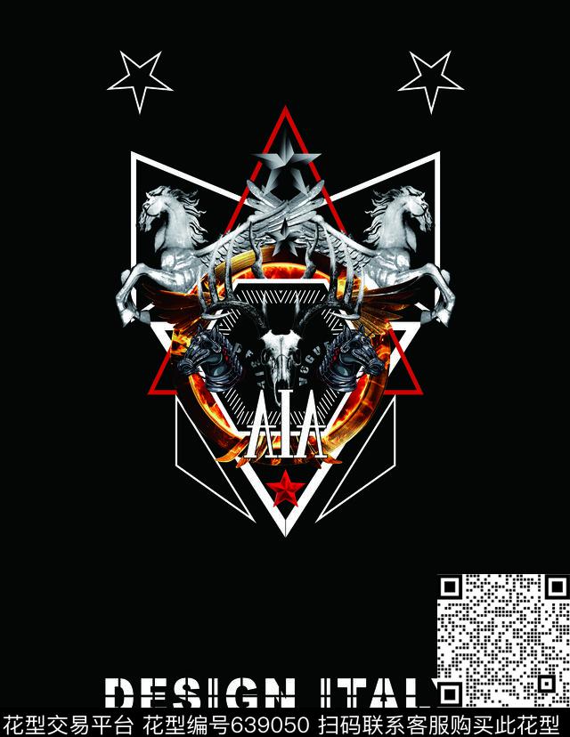 PP欧美大牌最新几何数码印花华亿平台下载（图片编号: 639050） - 瓦栏（Walan）