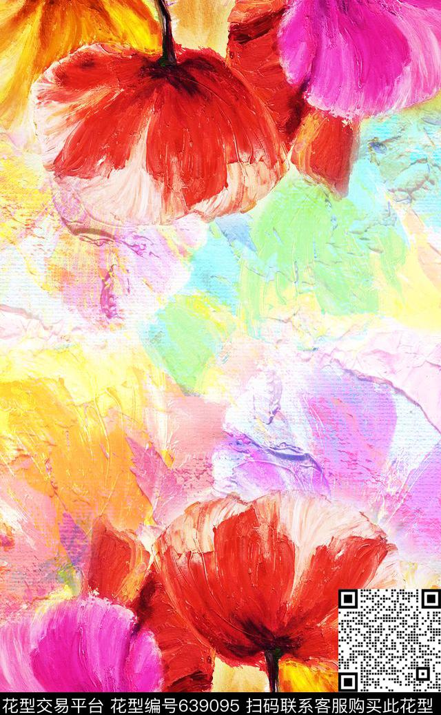 花朵花卉清新花卉传统印花华亿平台下载（图片编号: 639095） - 瓦栏（Walan）