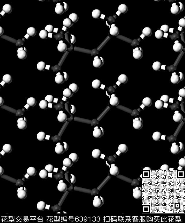 几何结构潮牌男装数码印花华亿平台下载（图片编号: 639133） - 瓦栏（Walan）