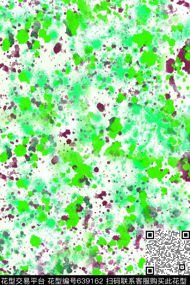 泼墨纹理笔触数码印花华亿平台下载（图片编号: 639162） - 瓦栏（Walan）