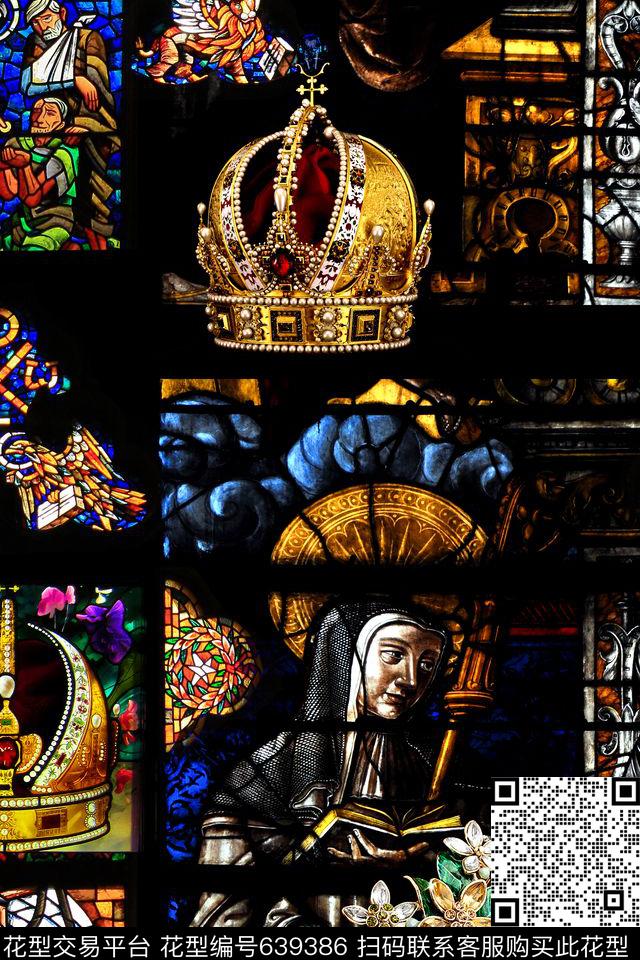 男装皇冠窗户数码印花华亿平台下载（图片编号: 639386） - 瓦栏（Walan）