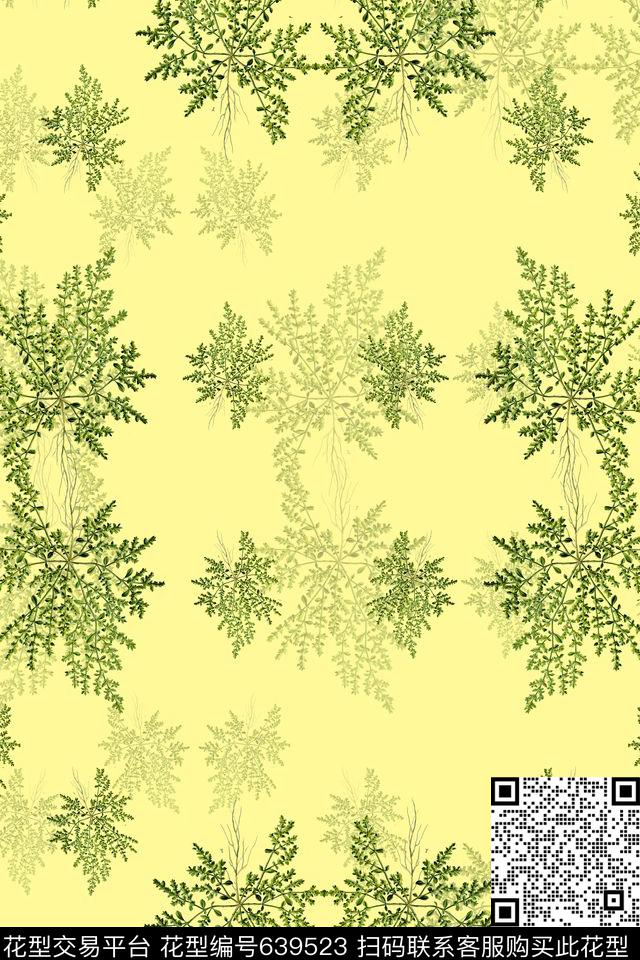 水彩花卉清新水彩水彩植物数码印花华亿平台下载（图片编号: 639523） - 瓦栏（Walan）