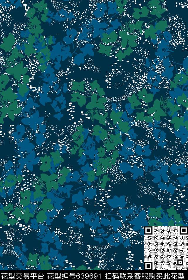 花卉小碎花传统印花传统印花华亿平台下载（图片编号: 639691） - 瓦栏（Walan）