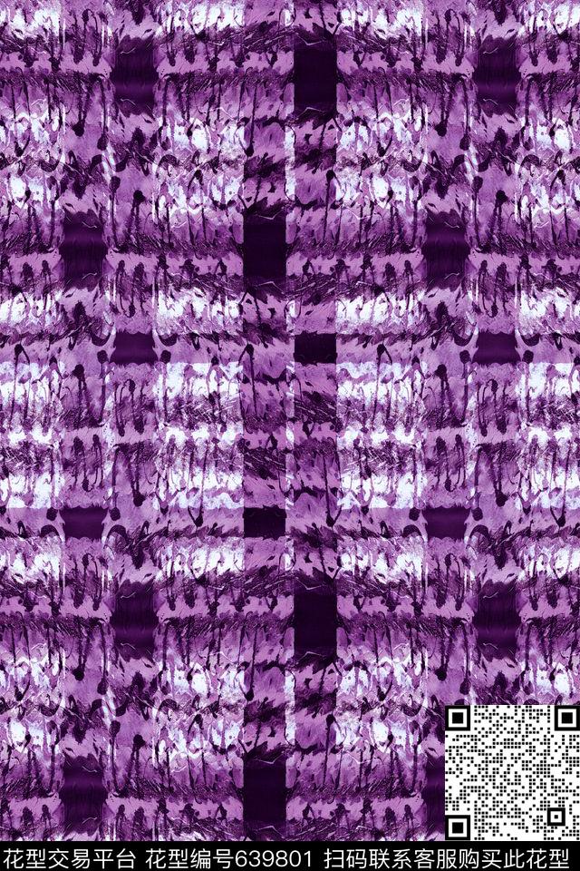 曲线波浪条纹细条纹数码印花华亿平台下载（图片编号: 639801） - 瓦栏（Walan）