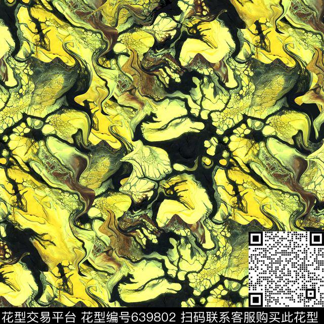 女装华亿平台抽象个性数码印花华亿平台下载（图片编号: 639802） - 瓦栏（Walan）