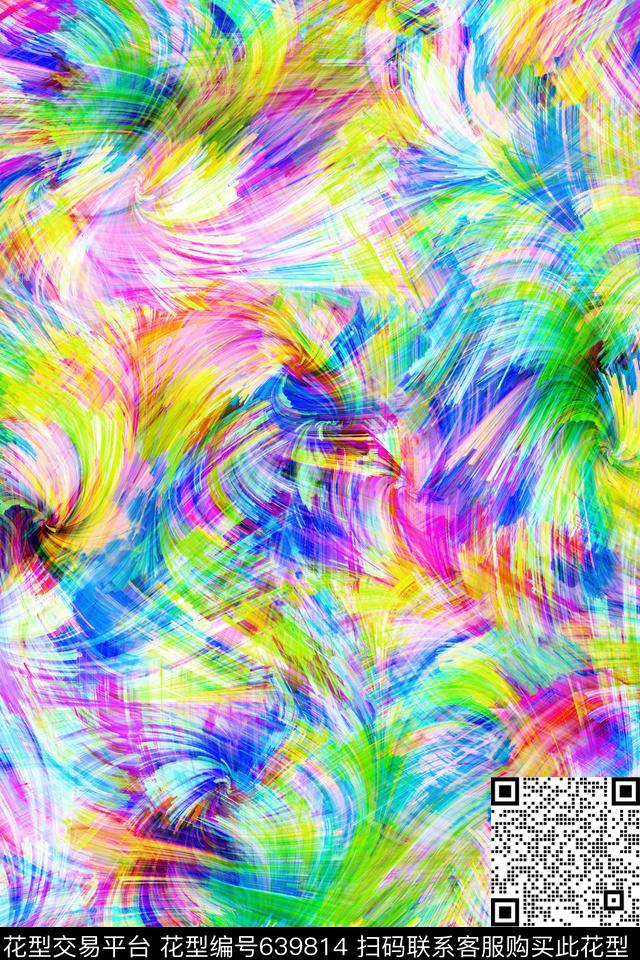 泳装纹理风景数码印花华亿平台下载（图片编号: 639814） - 瓦栏（Walan）