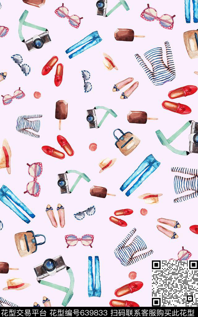 卡通服装饰品数码印花华亿平台下载（图片编号: 639833） - 瓦栏（Walan）