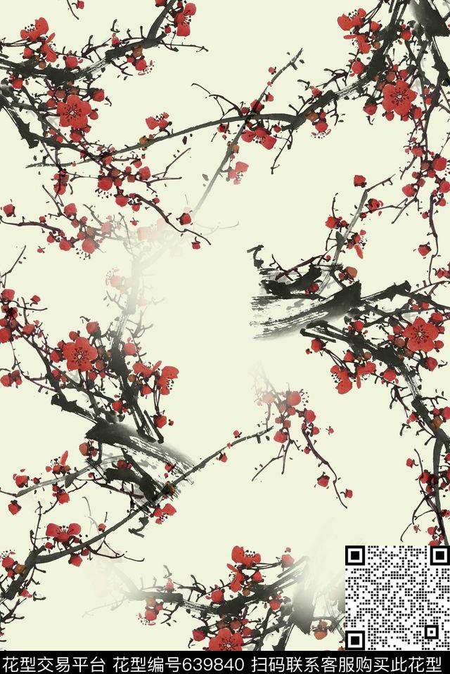 写意画国画写意写意国画数码印花华亿平台下载（图片编号: 639840） - 瓦栏（Walan）