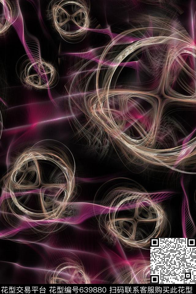 大牌现代分形数码印花华亿平台下载（图片编号: 639880） - 瓦栏（Walan）