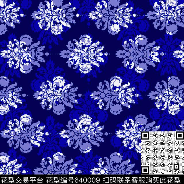佩斯利卷草纹传统印花华亿平台下载（图片编号: 640009） - 瓦栏（Walan）
