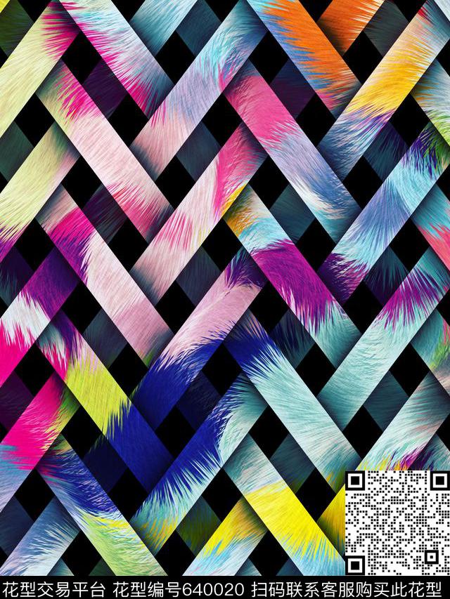 女装沙发布动物纹数码印花华亿平台下载（图片编号: 640020） - 瓦栏（Walan）