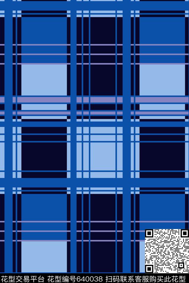 格纹色织格子苏格兰格传统印花华亿平台下载（图片编号: 640038） - 瓦栏（Walan）