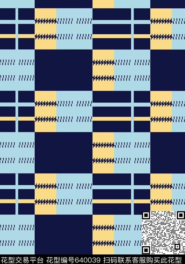 格纹色织格子苏格兰格传统印花华亿平台下载（图片编号: 640039） - 瓦栏（Walan）