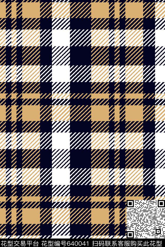 格纹色织格子苏格兰格传统印花华亿平台下载（图片编号: 640041） - 瓦栏（Walan）