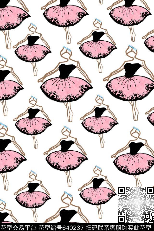 流行时尚趣味手绘传统印花华亿平台下载（图片编号: 640237） - 瓦栏（Walan）