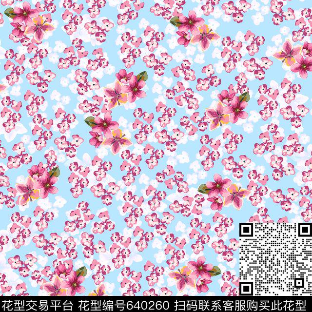 女装花卉碎花传统印花华亿平台下载（图片编号: 640260） - 瓦栏（Walan）