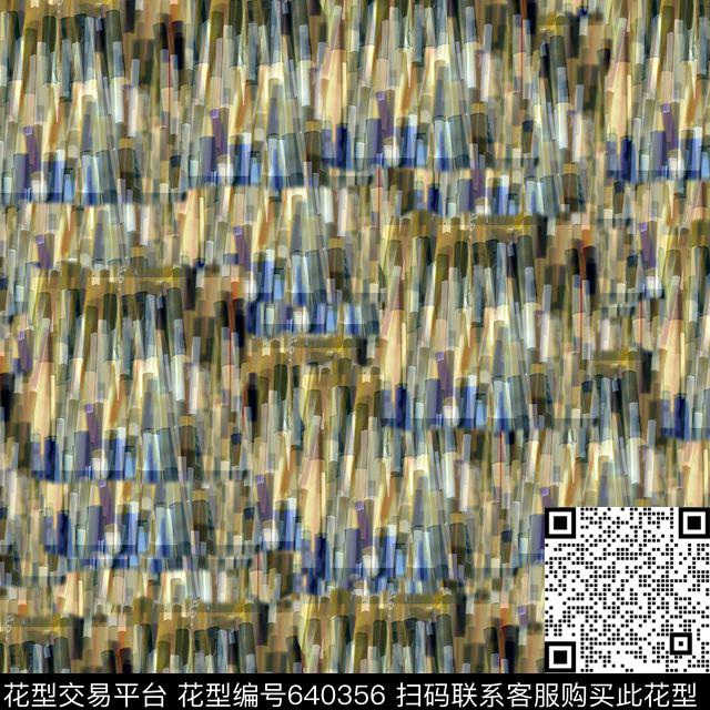 几何文艺复古数码印花华亿平台下载（图片编号: 640356） - 瓦栏（Walan）