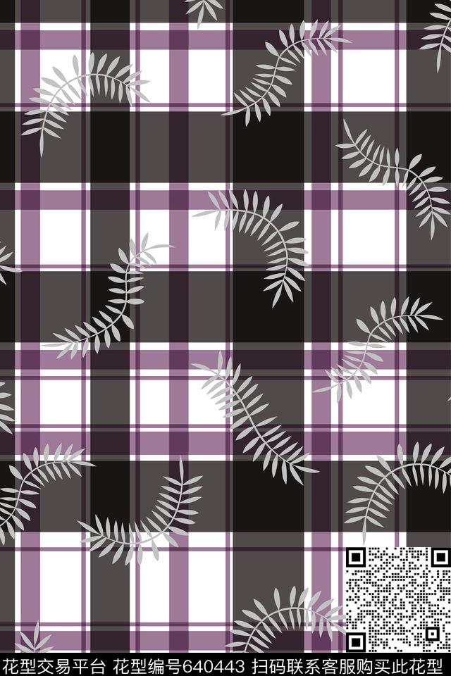 格子男装传统印花华亿平台下载（图片编号: 640443） - 瓦栏（Walan）