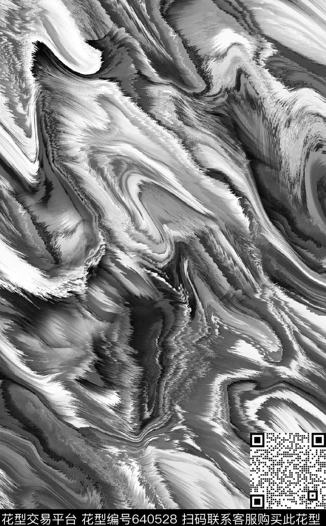 南美笔触民族风数码印花华亿平台下载（图片编号: 640528） - 瓦栏（Walan）