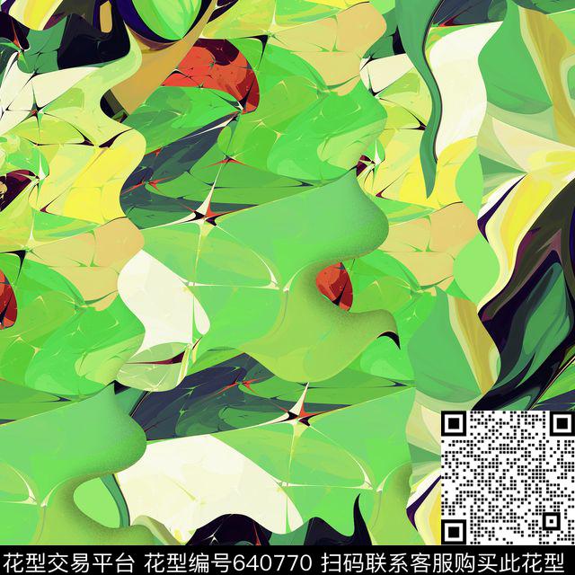 女装华亿平台科技花卉数码印花华亿平台下载（图片编号: 640770） - 瓦栏（Walan）