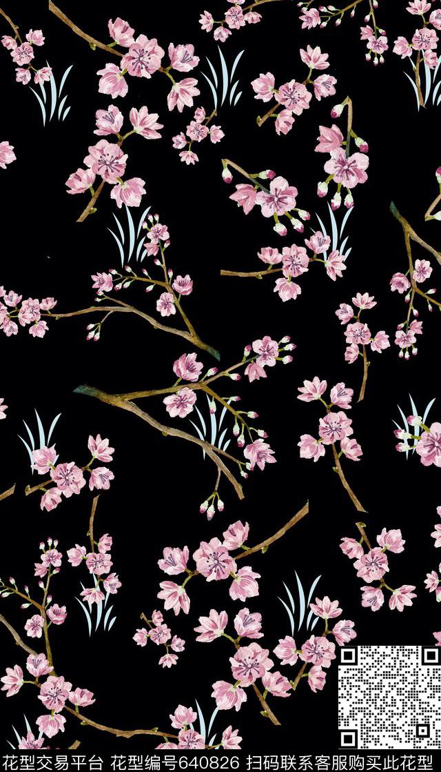 复古小碎花组合女装数码印花华亿平台下载（图片编号: 640826） - 瓦栏（Walan）