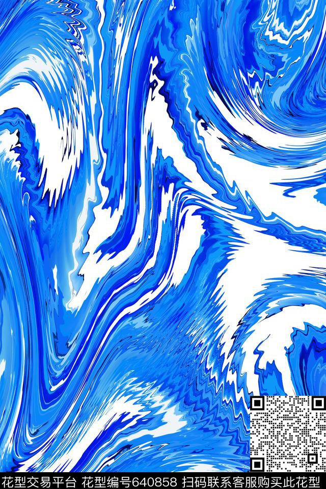 岩石炫彩抽象数码印花华亿平台下载（图片编号: 640858） - 瓦栏（Walan）