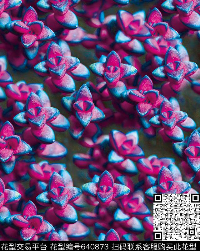 花朵花卉数码印花数码印花华亿平台下载（图片编号: 640873） - 瓦栏（Walan）