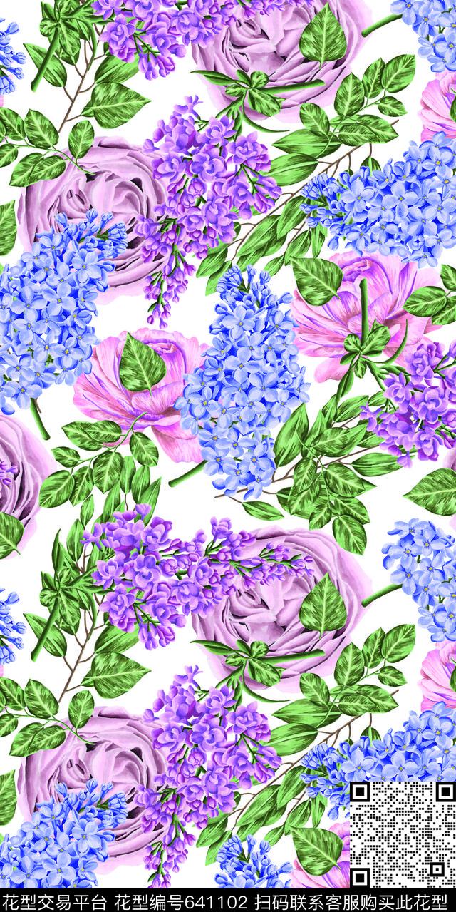 romantic2017repeat数码印花华亿平台下载（图片编号: 641102） - 瓦栏（Walan）