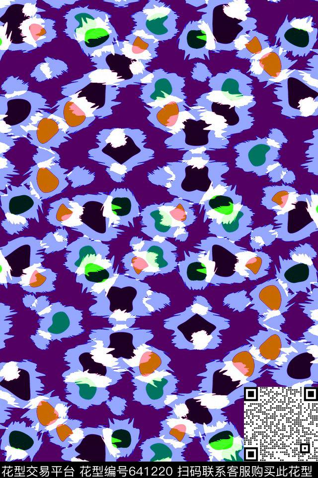 不规则几何小方块迷彩服传统印花华亿平台下载（图片编号: 641220） - 瓦栏（Walan）