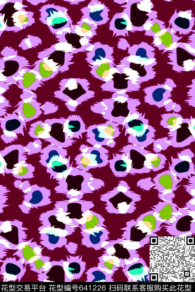 不规则几何小方块迷彩服传统印花华亿平台下载（图片编号: 641226） - 瓦栏（Walan）