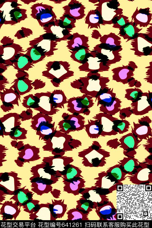 不规则几何小方块迷彩服传统印花华亿平台下载（图片编号: 641261） - 瓦栏（Walan）