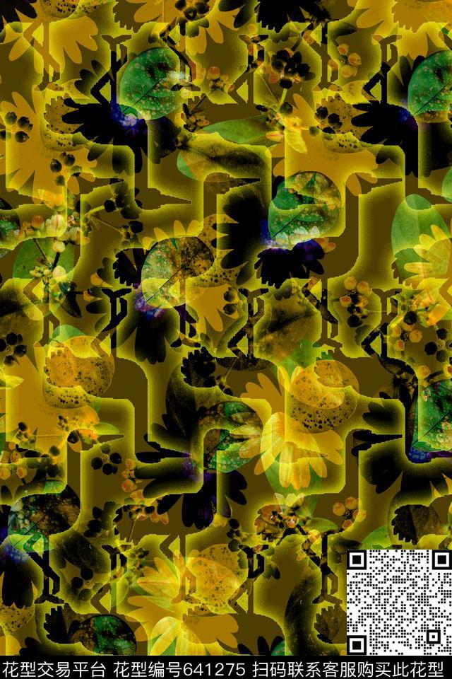 鸟花卉男女服装数码印花华亿平台下载（图片编号: 641275） - 瓦栏（Walan）