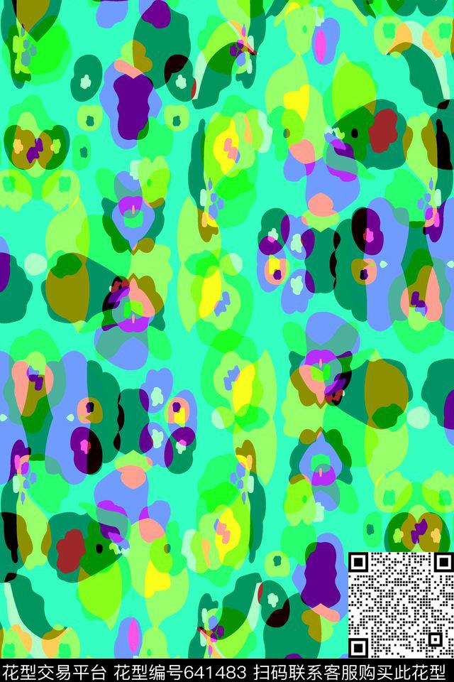 几何迷彩服卡通迷彩传统印花华亿平台下载（图片编号: 641483） - 瓦栏（Walan）