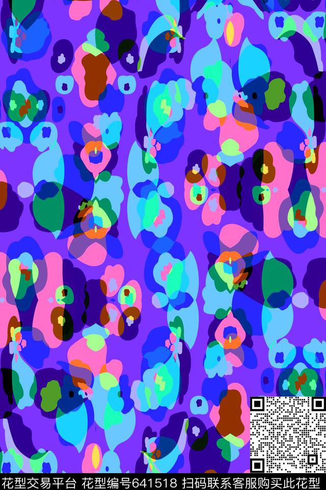 几何迷彩服卡通迷彩传统印花华亿平台下载（图片编号: 641518） - 瓦栏（Walan）