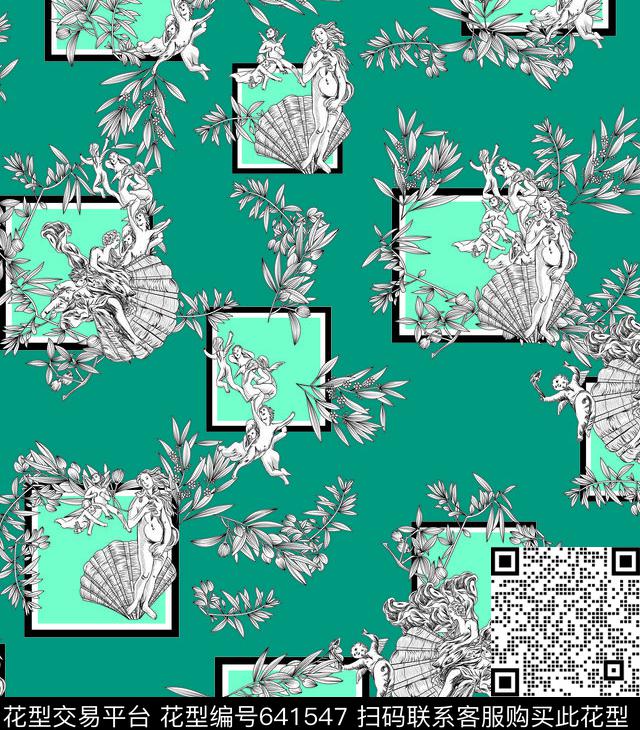 长裙短衣传统印花华亿平台下载（图片编号: 641547） - 瓦栏（Walan）