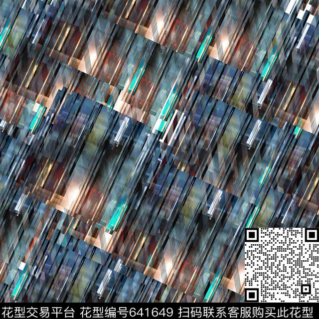 ♥红桃A〖复古时代〗几何复古数码印花华亿平台下载（图片编号: 641649） - 瓦栏（Walan）