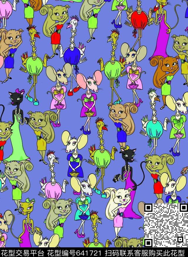 米老鼠大牌品牌卡通传统印花华亿平台下载（图片编号: 641721） - 瓦栏（Walan）