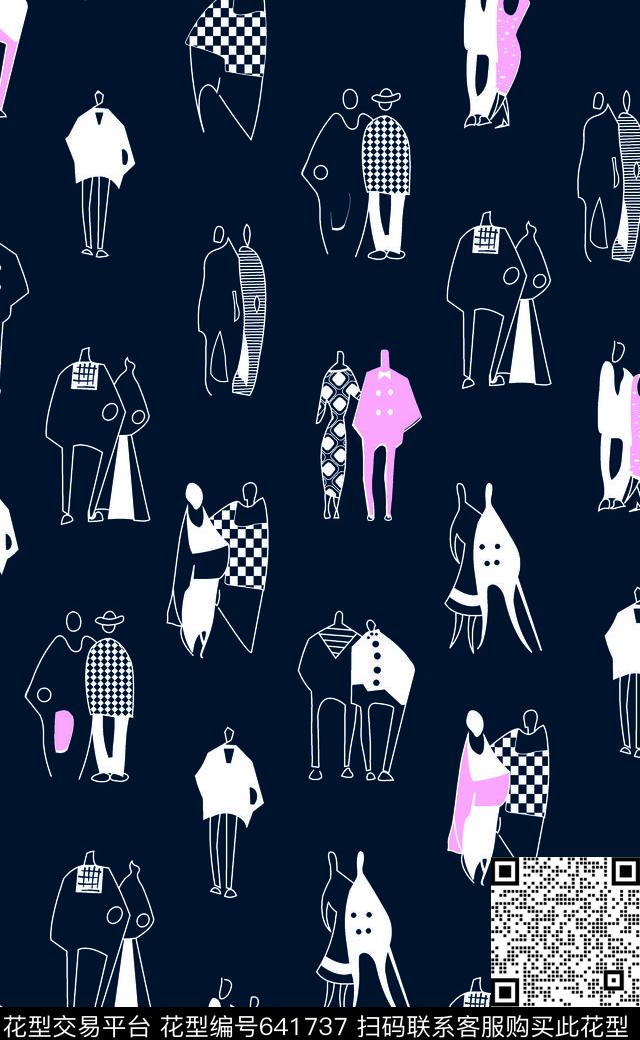 卡通大牌品牌人物传统印花华亿平台下载（图片编号: 641737） - 瓦栏（Walan）