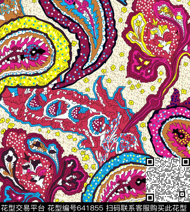 丝巾长裙中裙传统印花华亿平台下载（图片编号: 641855） - 瓦栏（Walan）